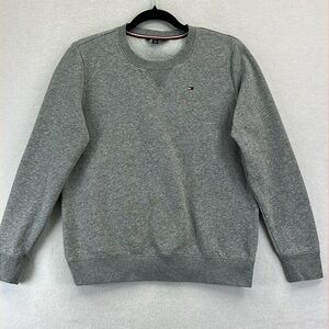 Tommy Hilfiger Women’s Crewneck Sweatshirt Size Small Gray Pullover Cotton/Poly